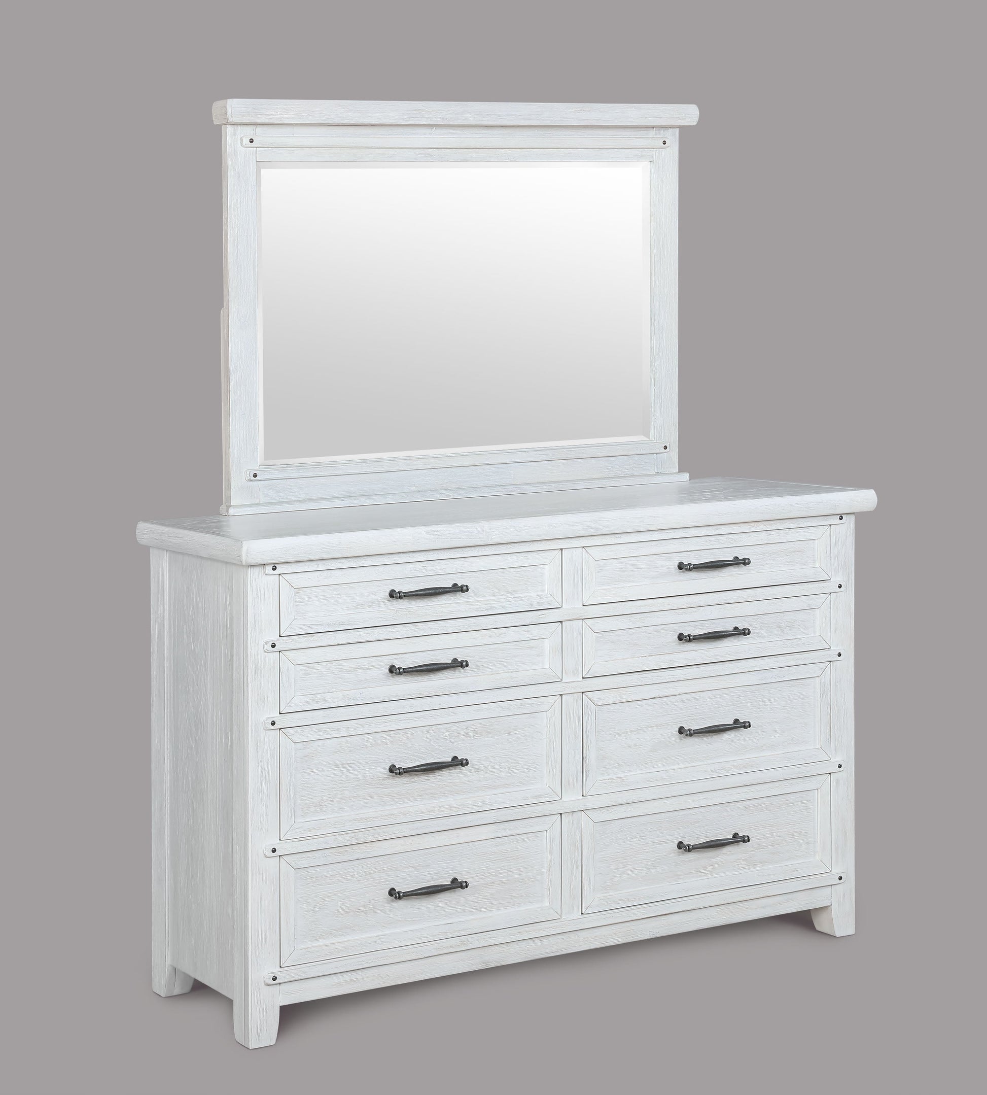 Maybelle White Bedroom Mirror (Mirror Only) - B1830-11 - Luna Furniture - Dallas Store