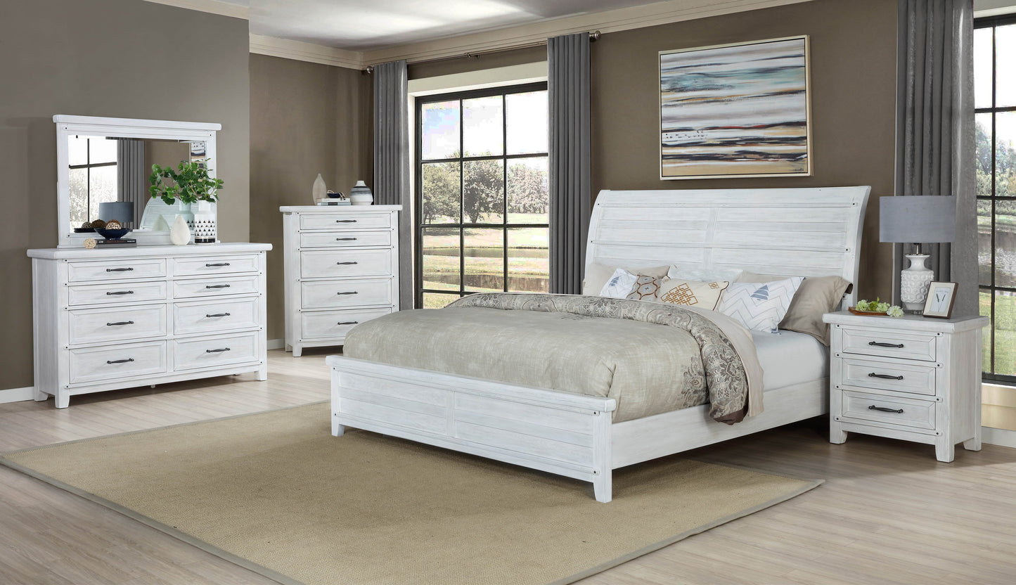 Maybelle White Bedroom Mirror (Mirror Only) - B1830-11 - Luna Furniture - Dallas Store