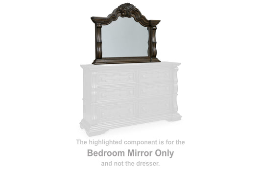 Maylee Dark Brown Bedroom Mirror - B947-36 - Luna Furniture - Dallas Store
