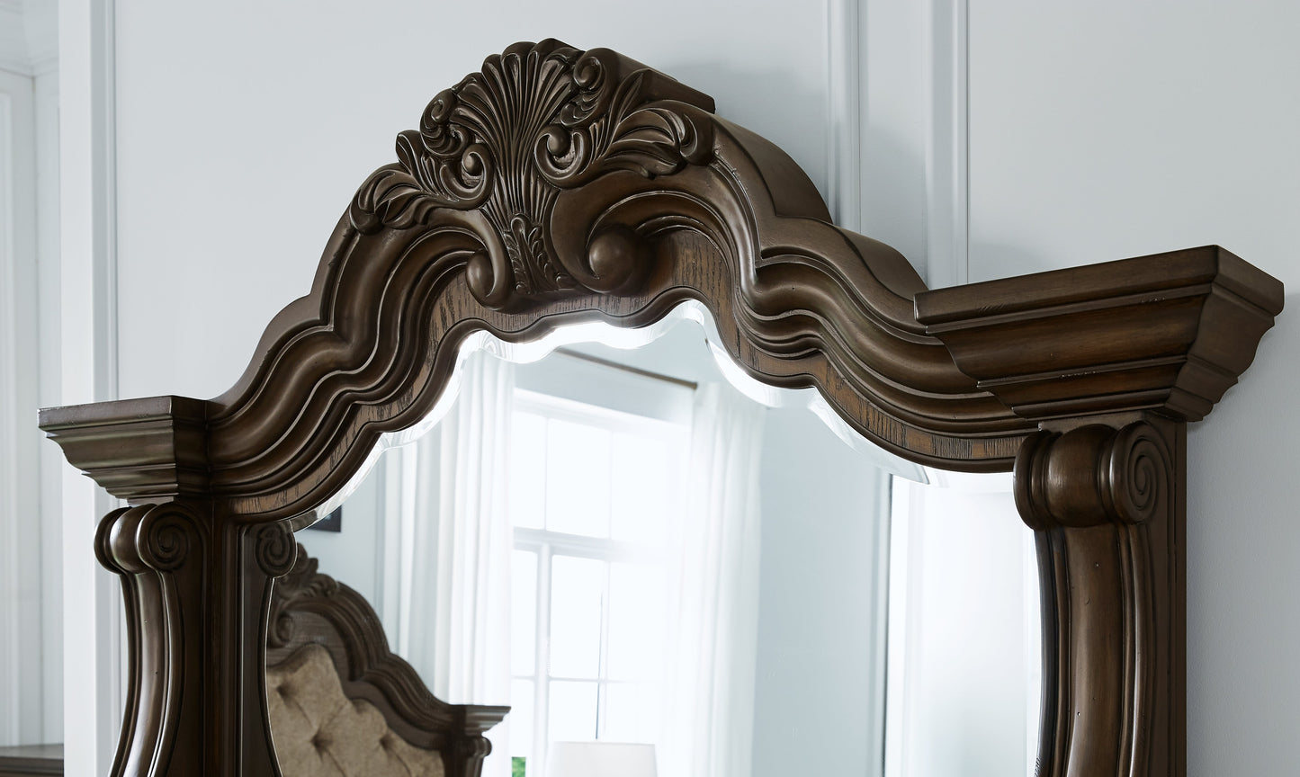 Maylee Dark Brown Bedroom Mirror - B947-36 - Luna Furniture - Dallas Store