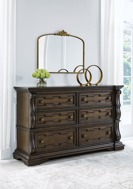 Maylee Dark Brown Dresser - B947-31 - Luna Furniture - Dallas Store
