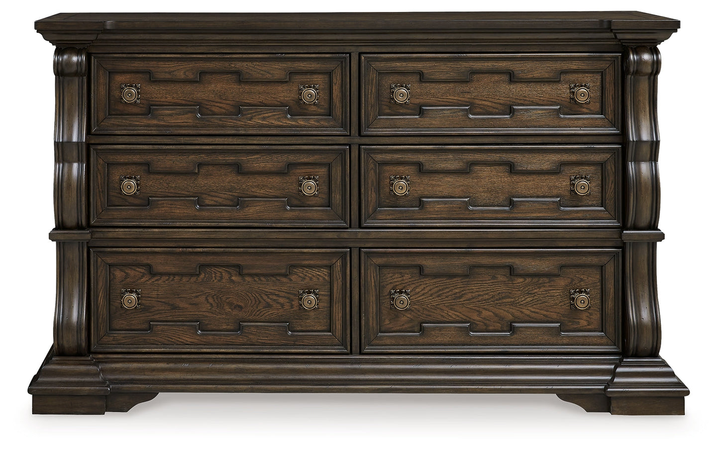 Maylee Dark Brown Dresser - B947-31 - Luna Furniture - Dallas Store