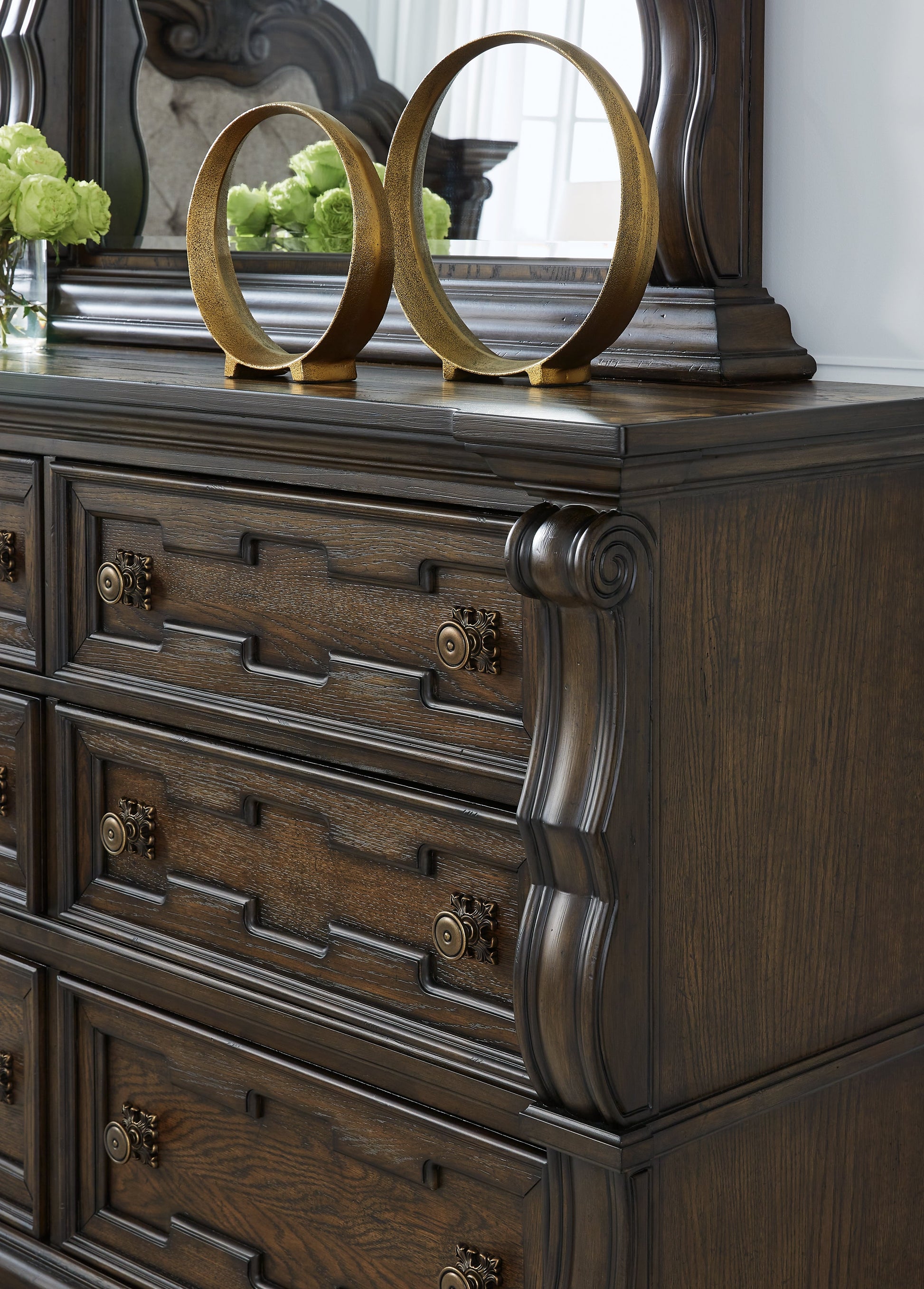 Maylee Dark Brown Dresser - B947-31 - Luna Furniture - Dallas Store