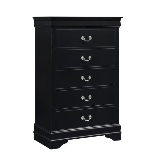 Mayville Black Chest - 2147BK-9 - Luna Furniture - Dallas Store