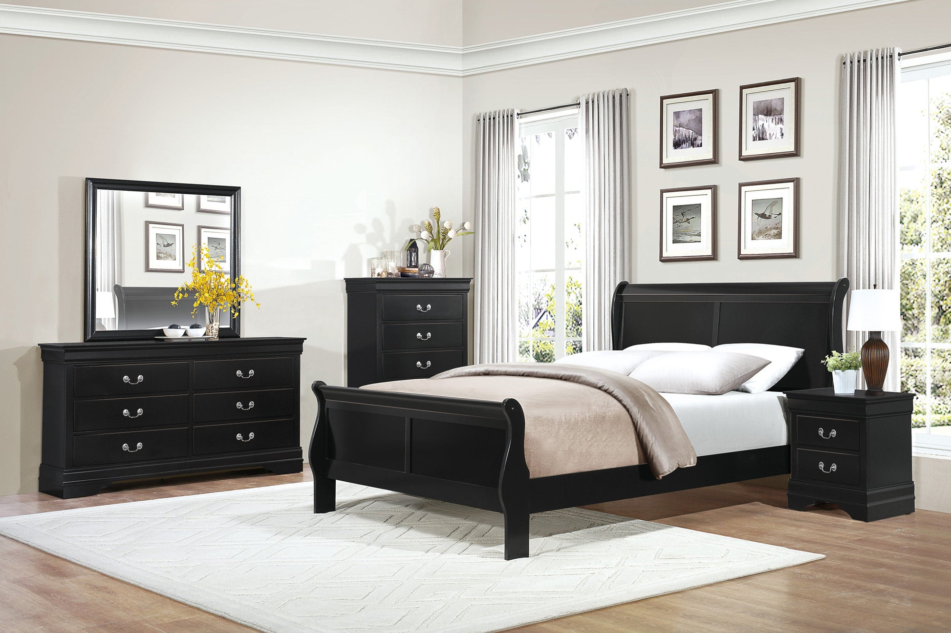 Mayville Black Chest - 2147BK-9 - Luna Furniture - Dallas Store