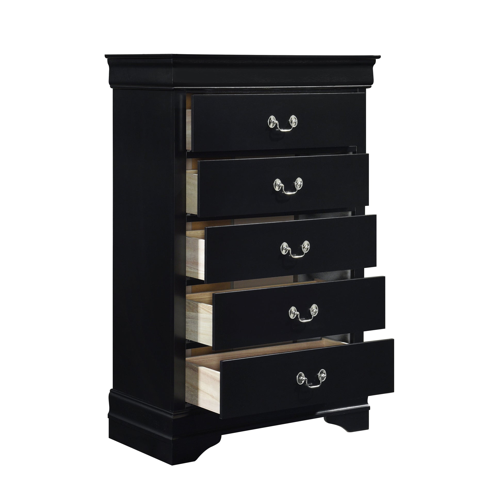 Mayville Black Chest - 2147BK-9 - Luna Furniture - Dallas Store