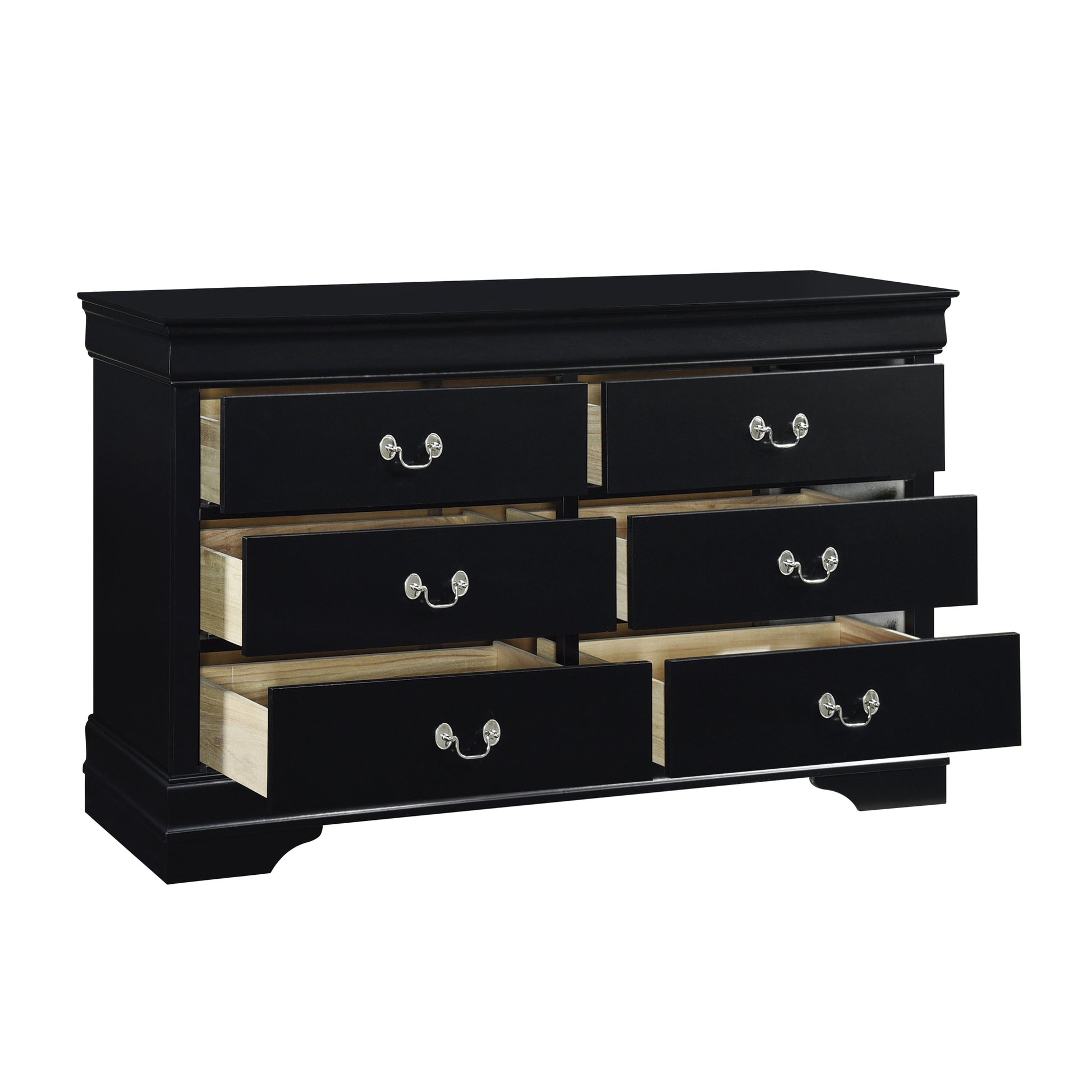 Mayville Black Dresser - 2147BK-5 - Luna Furniture - Dallas Store