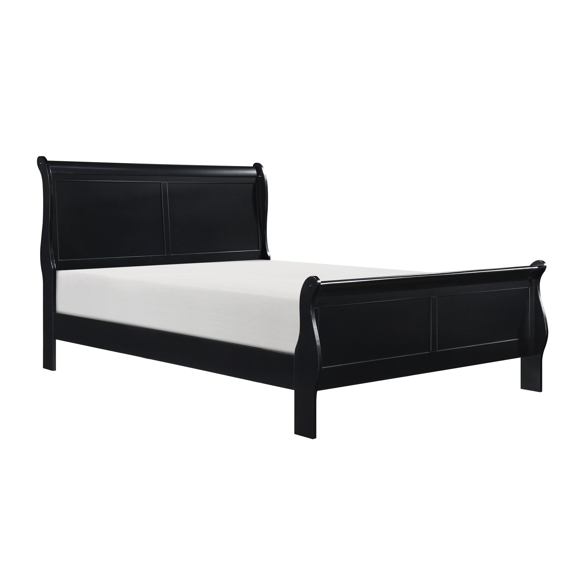 Mayville Black Full Sleigh Bed - SET | 2147FBK-1 | 2147FBK-3 - Luna Furniture - Dallas Store
