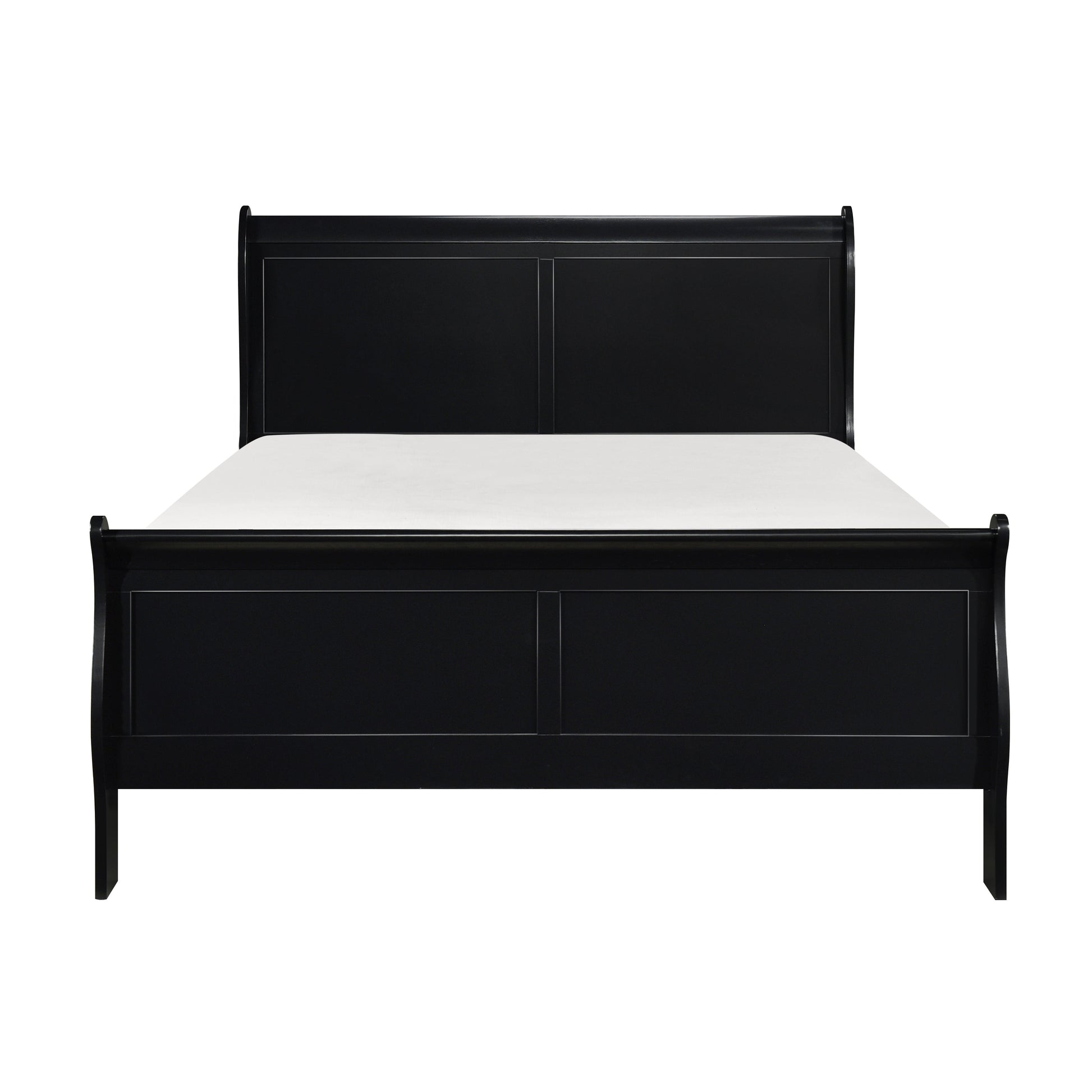 Mayville Black Full Sleigh Bed - SET | 2147FBK-1 | 2147FBK-3 - Luna Furniture - Dallas Store