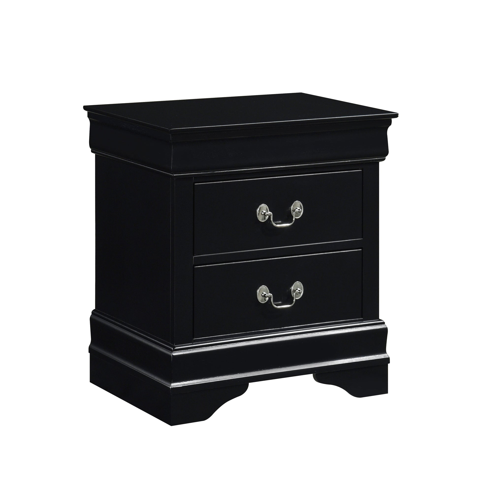 Mayville Black Nightstand - 2147BK-4 - Luna Furniture - Dallas Store