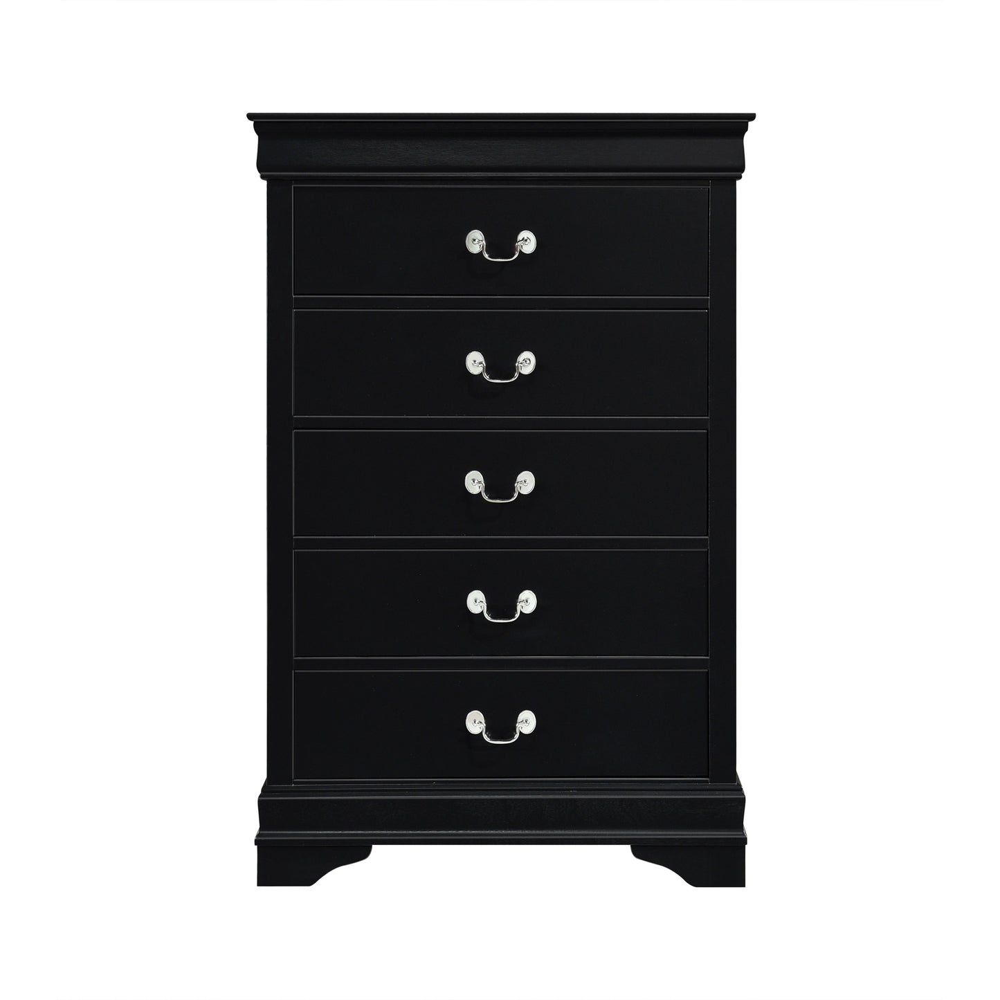 Mayville Black Sleigh Bedroom Set - SET | 2147KBK-1 | 2147KBK-3EK | 2147BK-5 | 2147BK-6 | 2147BK-4 | 2147BK-9 - Luna Furniture - Dallas Store