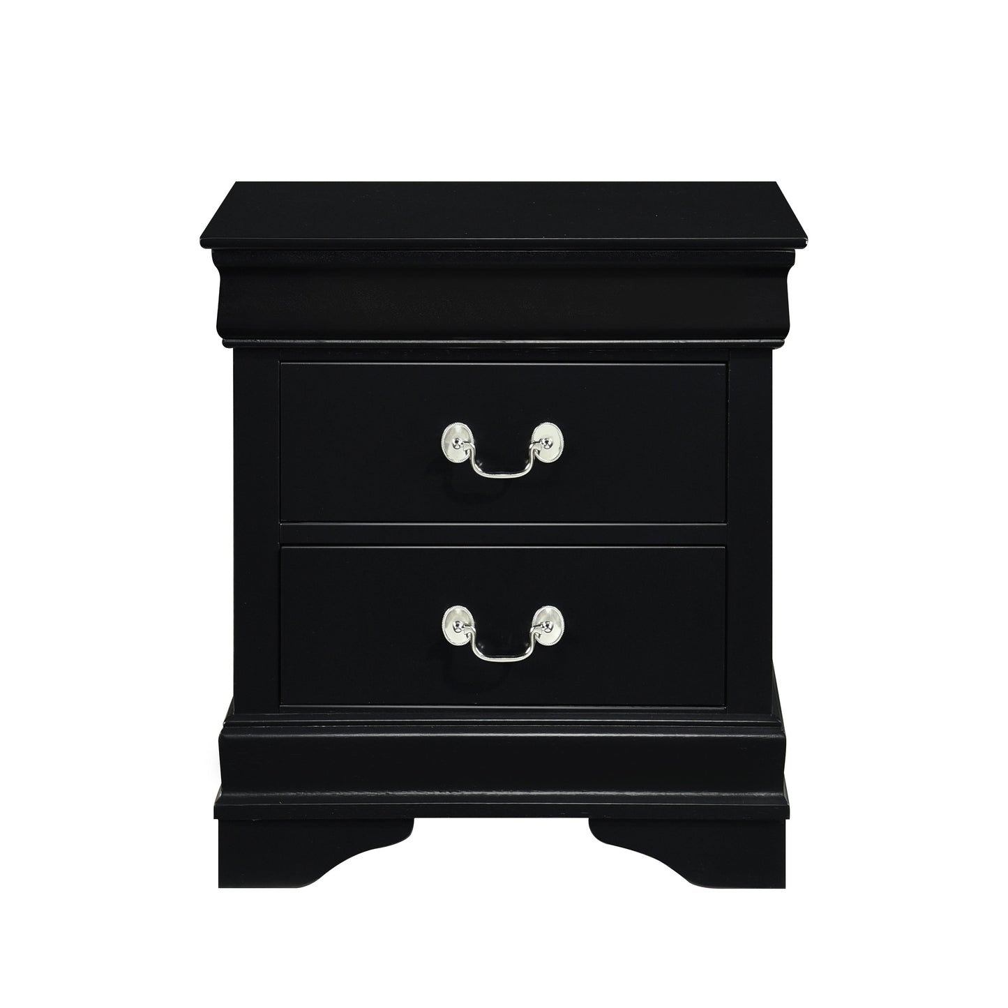 Mayville Black Sleigh Bedroom Set - SET | 2147KBK-1 | 2147KBK-3EK | 2147BK-5 | 2147BK-6 | 2147BK-4 | 2147BK-9 - Luna Furniture - Dallas Store