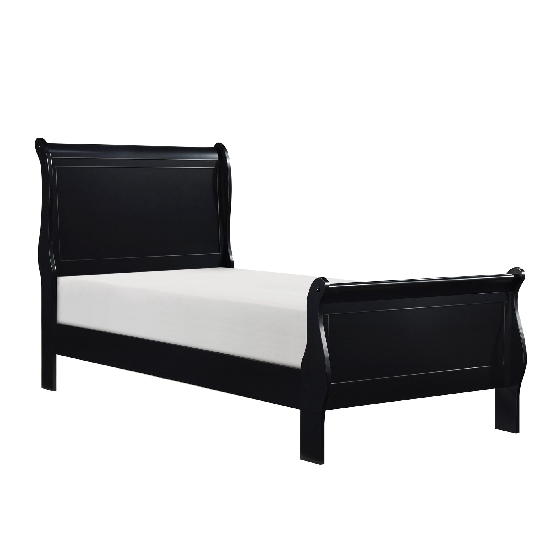 Mayville Black Sleigh Youth Bedroom Set - SET | 2147FBK-1 | 2147FBK-3 | 2147BK-5 | 2147BK-6 | 2147BK-4 | 2147BK-9 - Luna Furniture - Dallas Store