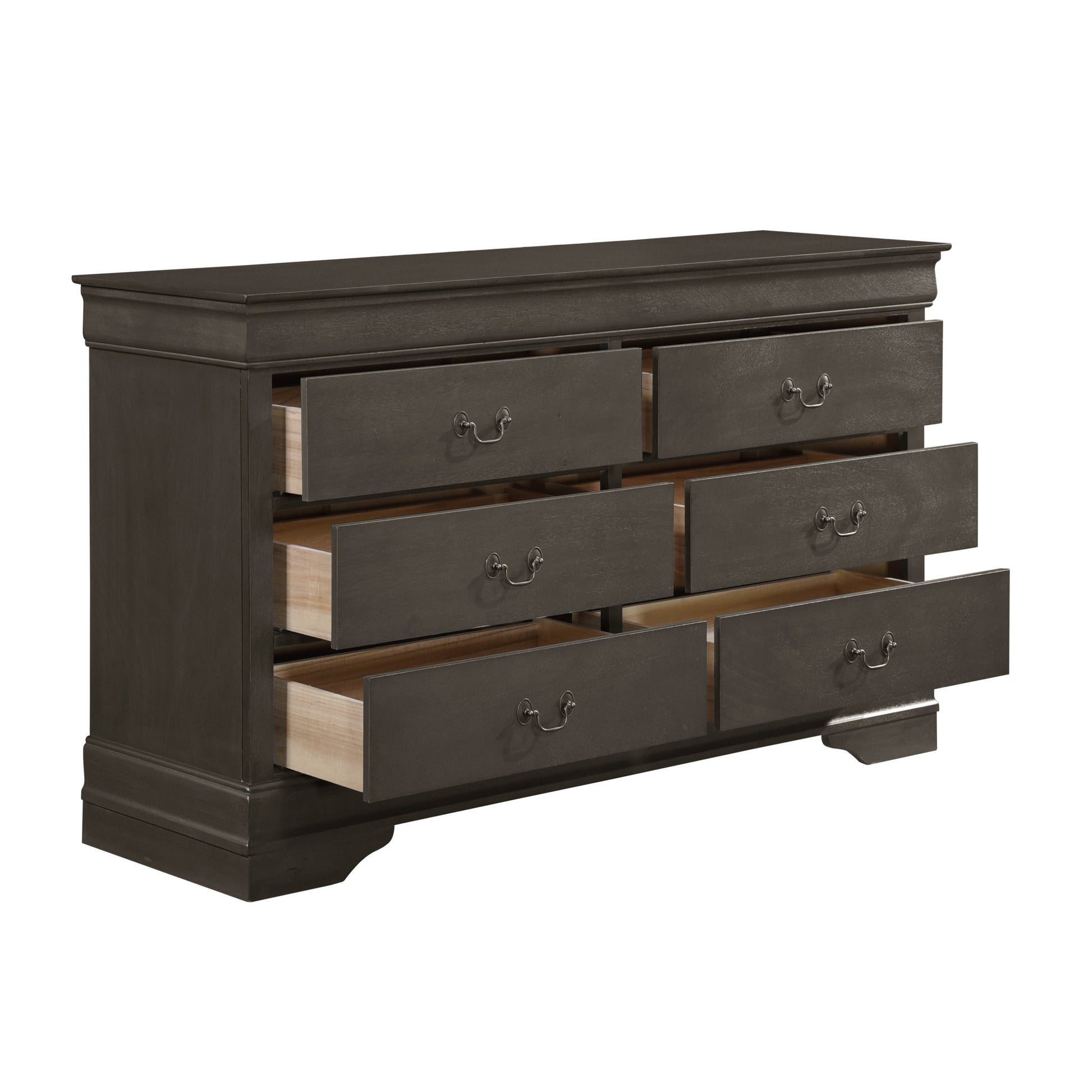 Mayville Stained Gray Dresser - 2147SG-5 - Luna Furniture - Dallas Store