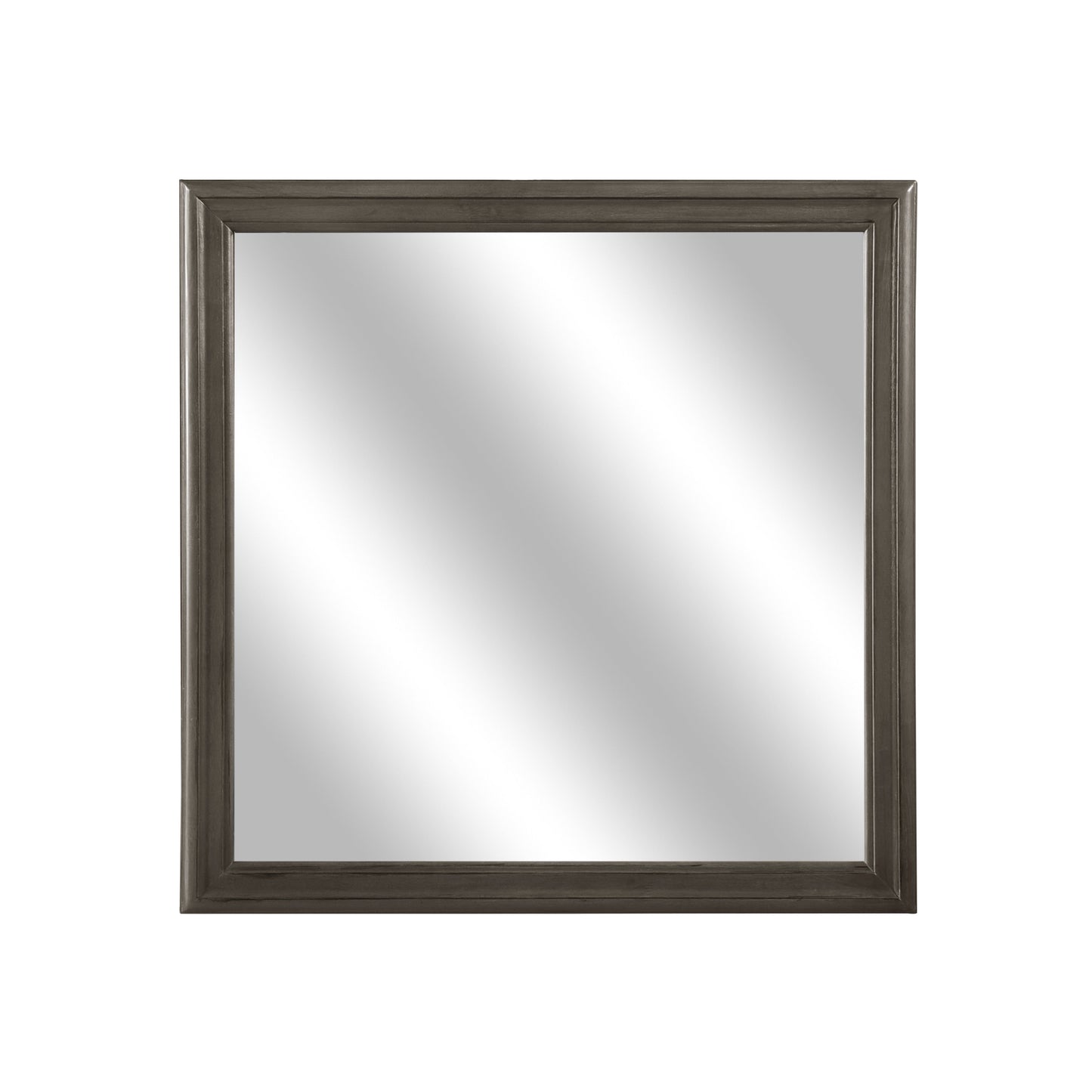 Mayville Stained Gray Mirror (Mirror Only) - 2147SG-6 - Luna Furniture - Dallas Store