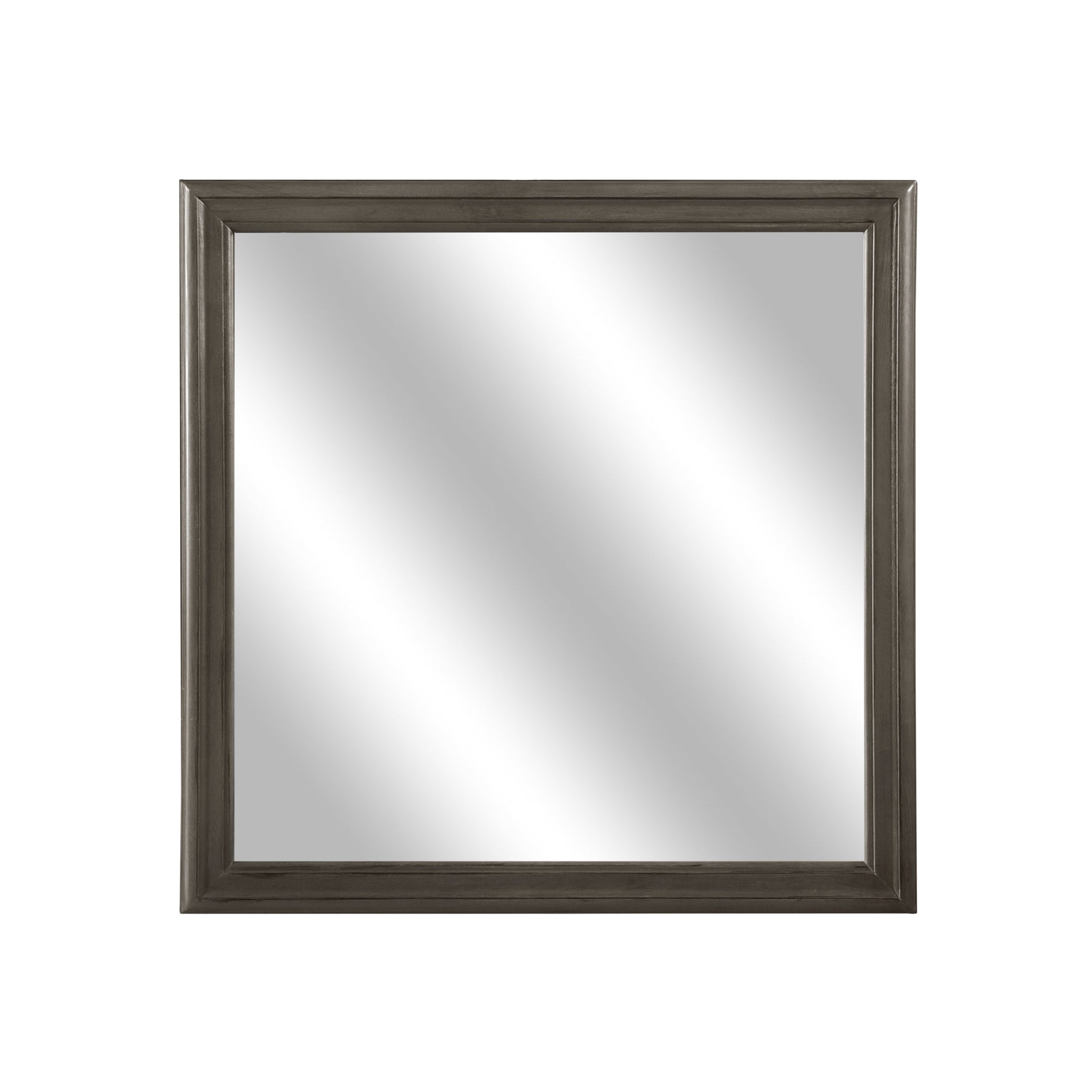 Mayville Stained Gray Mirror (Mirror Only) - 2147SG-6 - Luna Furniture - Dallas Store