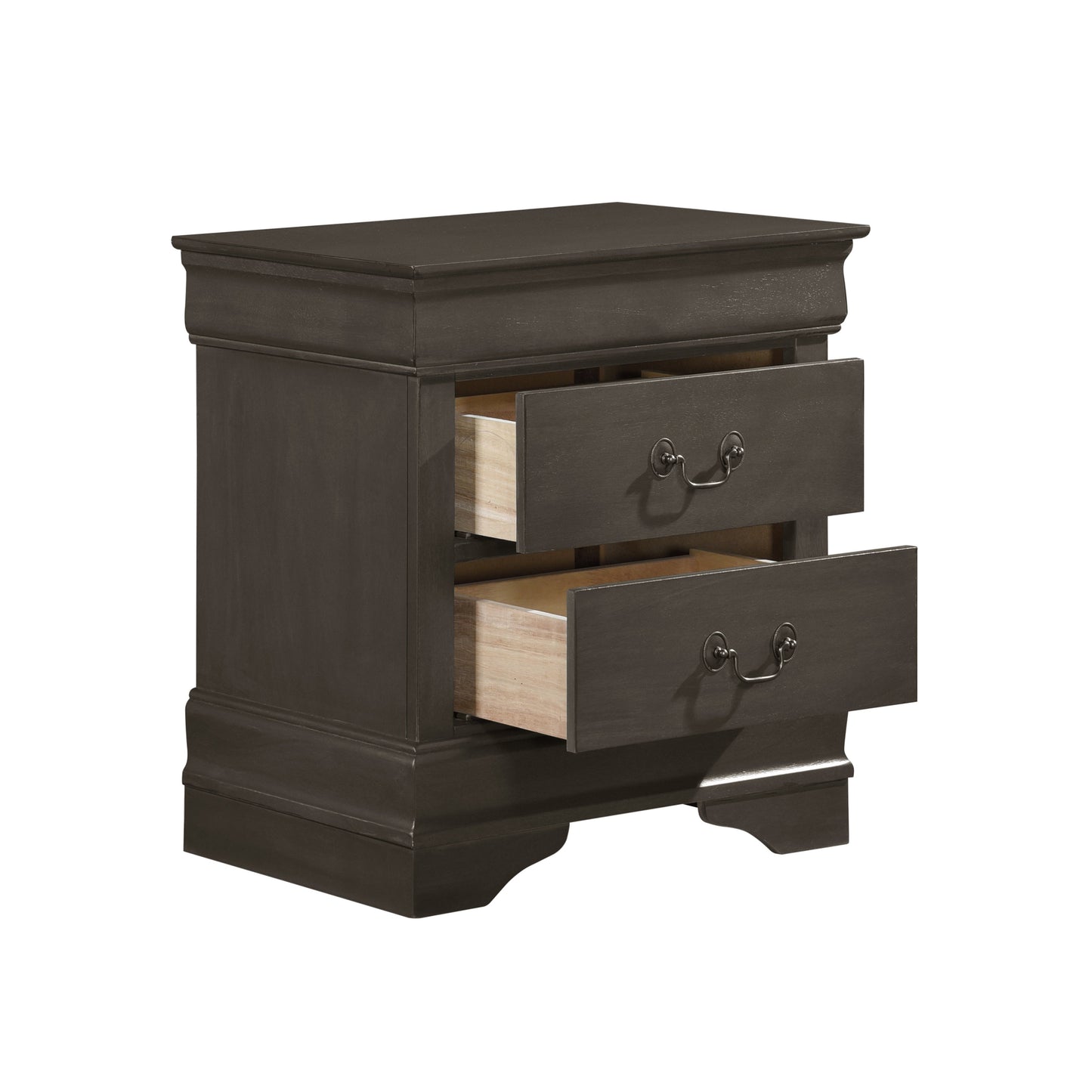 Mayville Stained Gray Nightstand - 2147SG-4 - Luna Furniture - Dallas Store