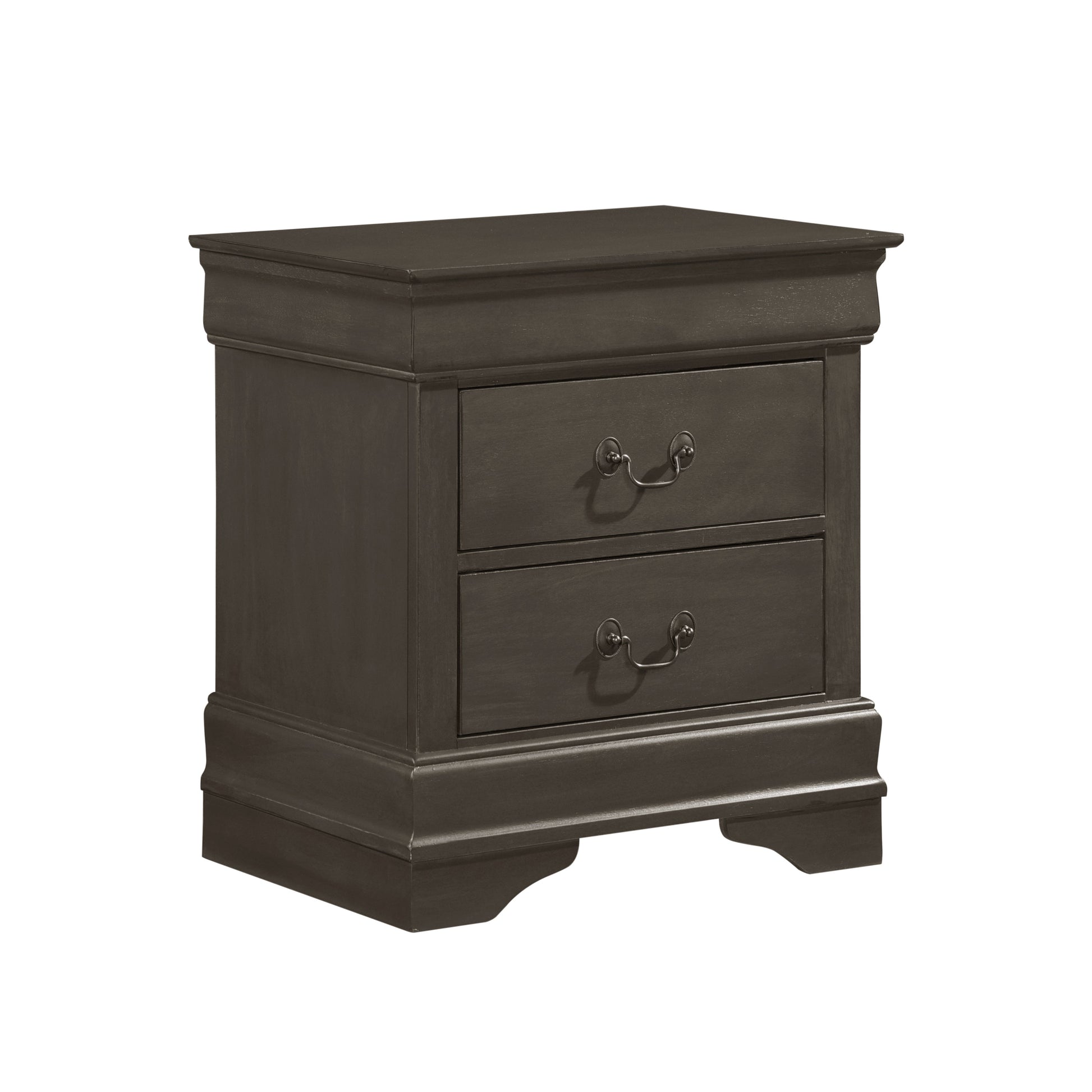 Mayville Stained Gray Sleigh Youth Bedroom Set - SET | 2147TSG-1 | 2147TSG-3 | 2147SG-5 | 2147SG-6 - Luna Furniture - Dallas Store