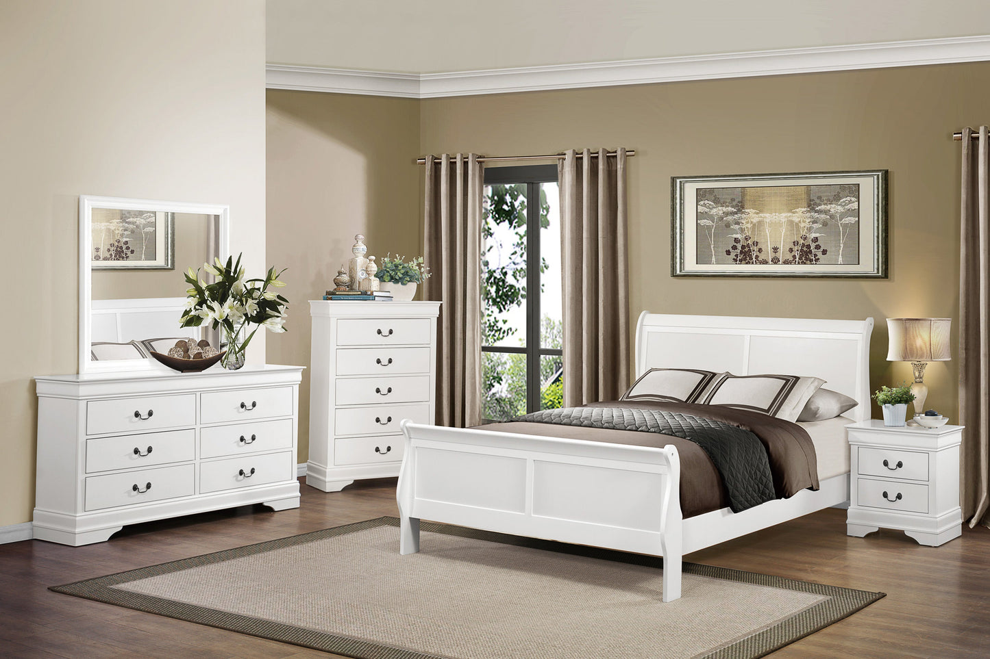 Mayville White Dresser - 2147W-5 - Luna Furniture - Dallas Store