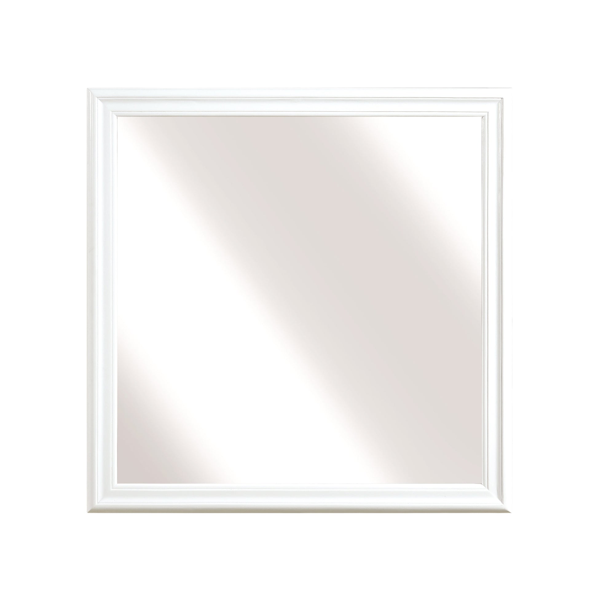 Mayville White Sleigh Bedroom Set - SET | 2147KW-1 | 2147KW-3EK | 2147W-5 | 2147W-6 | 2147W-4 | 2147W-9 - Luna Furniture - Dallas Store