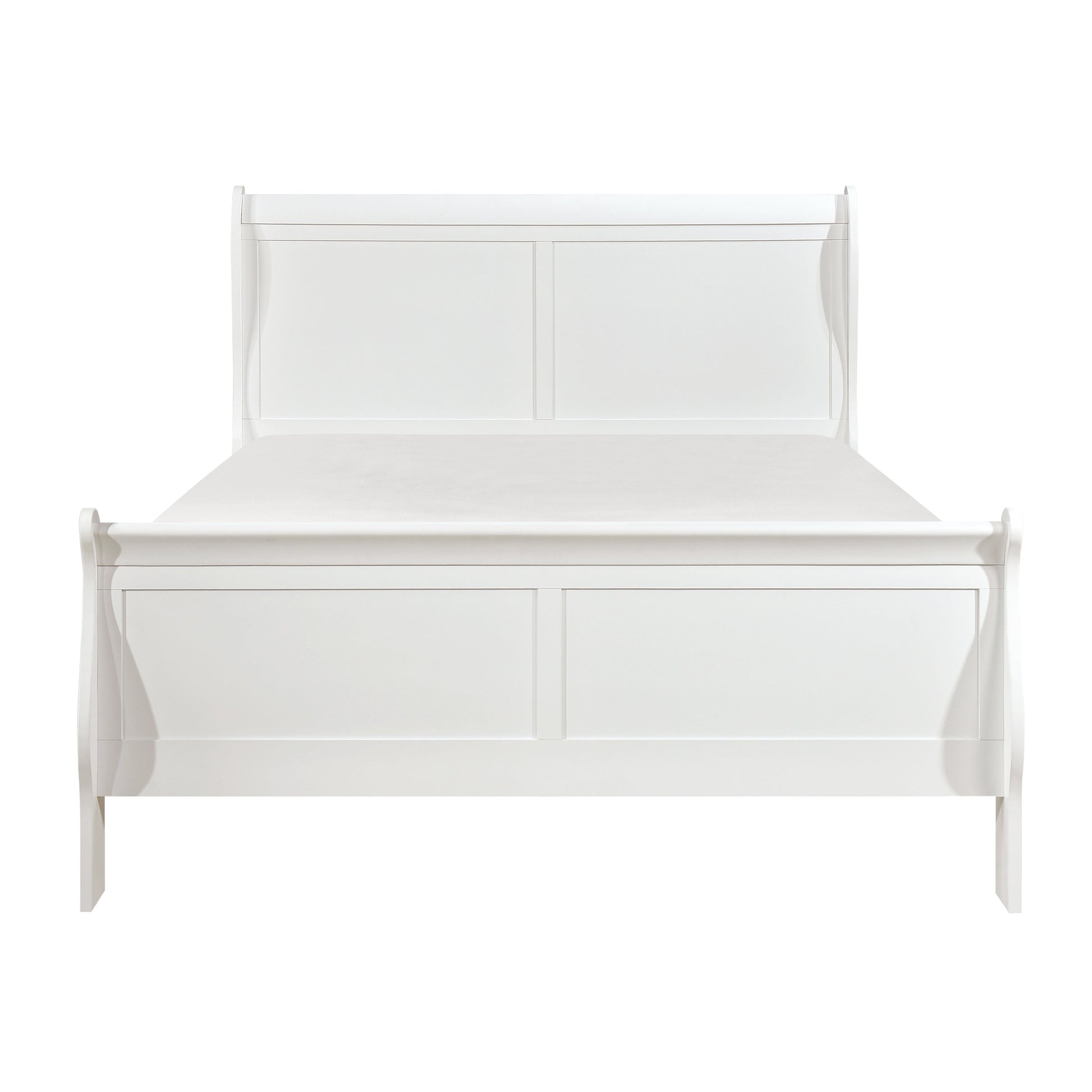 Mayville White Sleigh Youth Bedroom Set - SET | 2147TW-1 | 2147TW-3 | 2147W-4 | 2147W-9 - Luna Furniture - Dallas Store