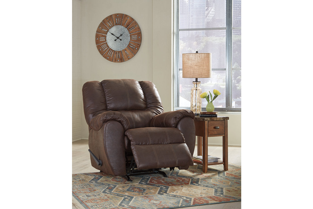 McGann Walnut Recliner - 1030125 - Luna Furniture - Dallas Store
