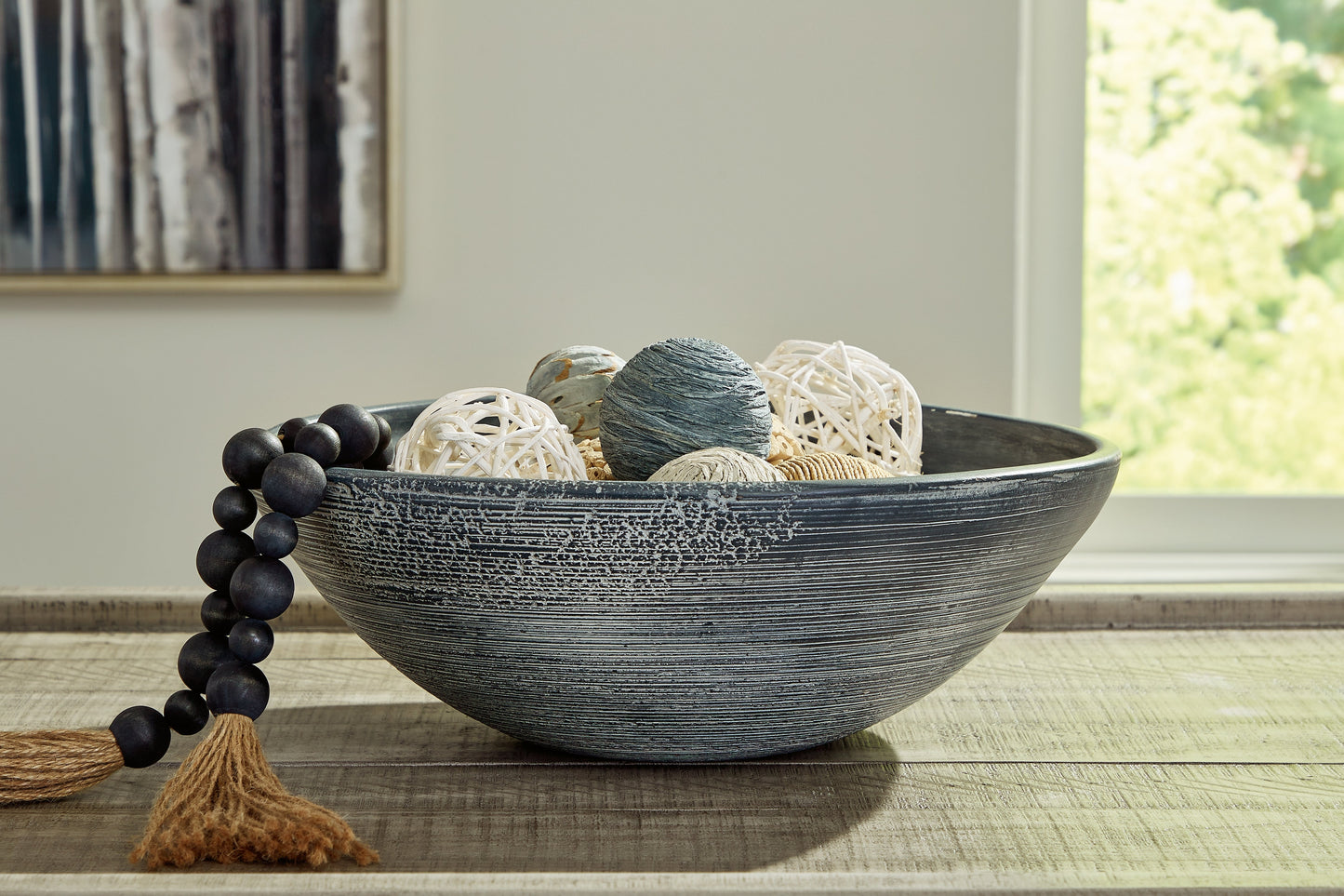 Meadie Distressed Blue Bowl - A2000630 - Luna Furniture - Dallas Store