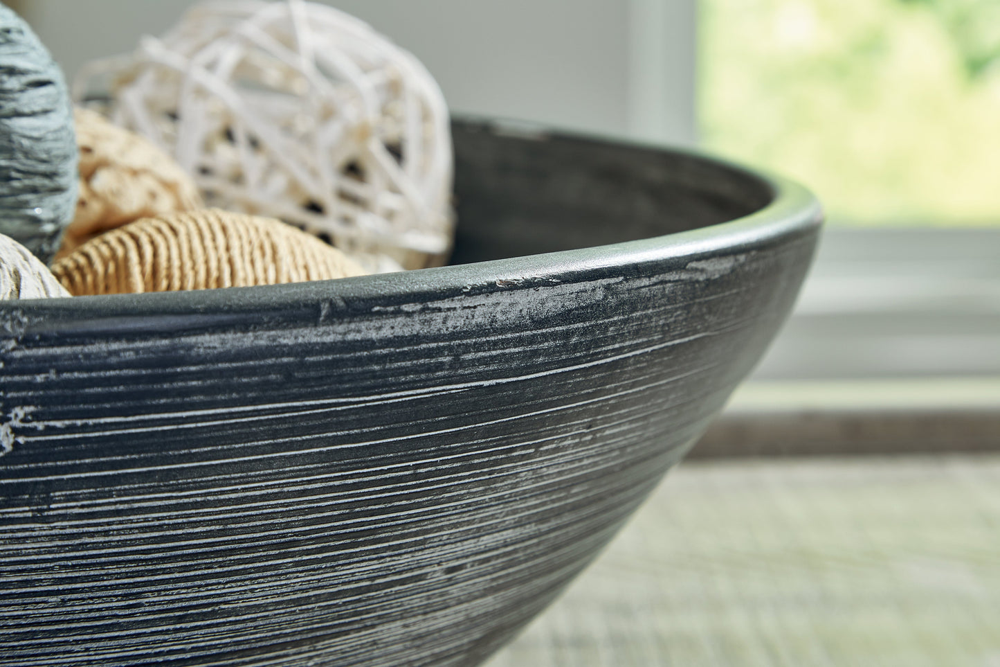Meadie Distressed Blue Bowl - A2000630 - Luna Furniture - Dallas Store
