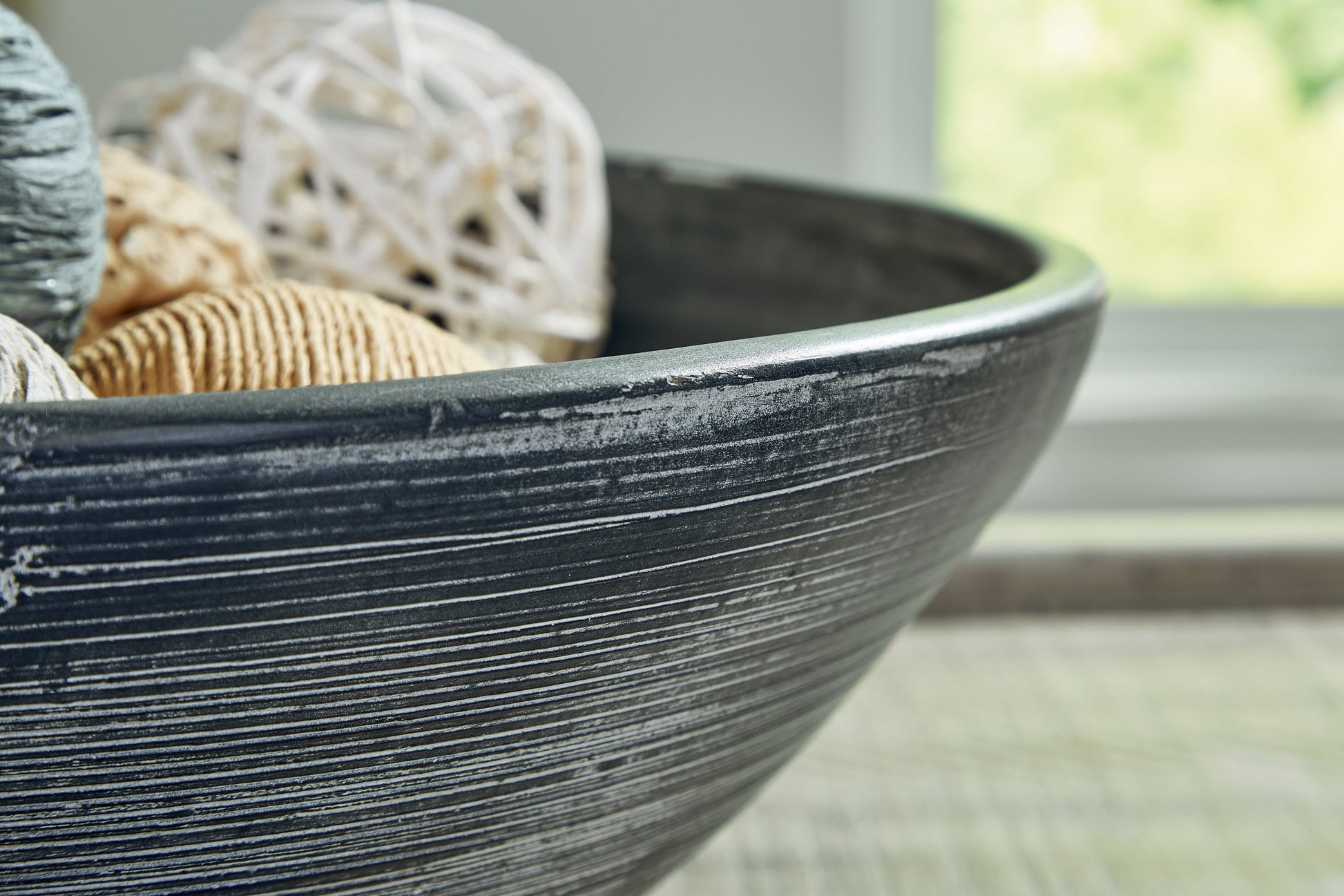 Meadie Distressed Blue Bowl - A2000630 - Luna Furniture - Dallas Store