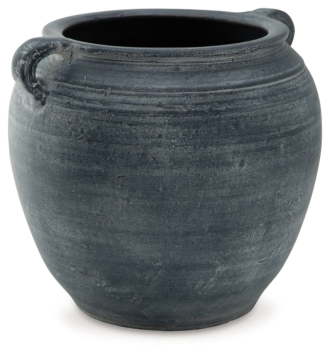 Meadie Distressed Blue Vase - A2000628 - Luna Furniture - Dallas Store