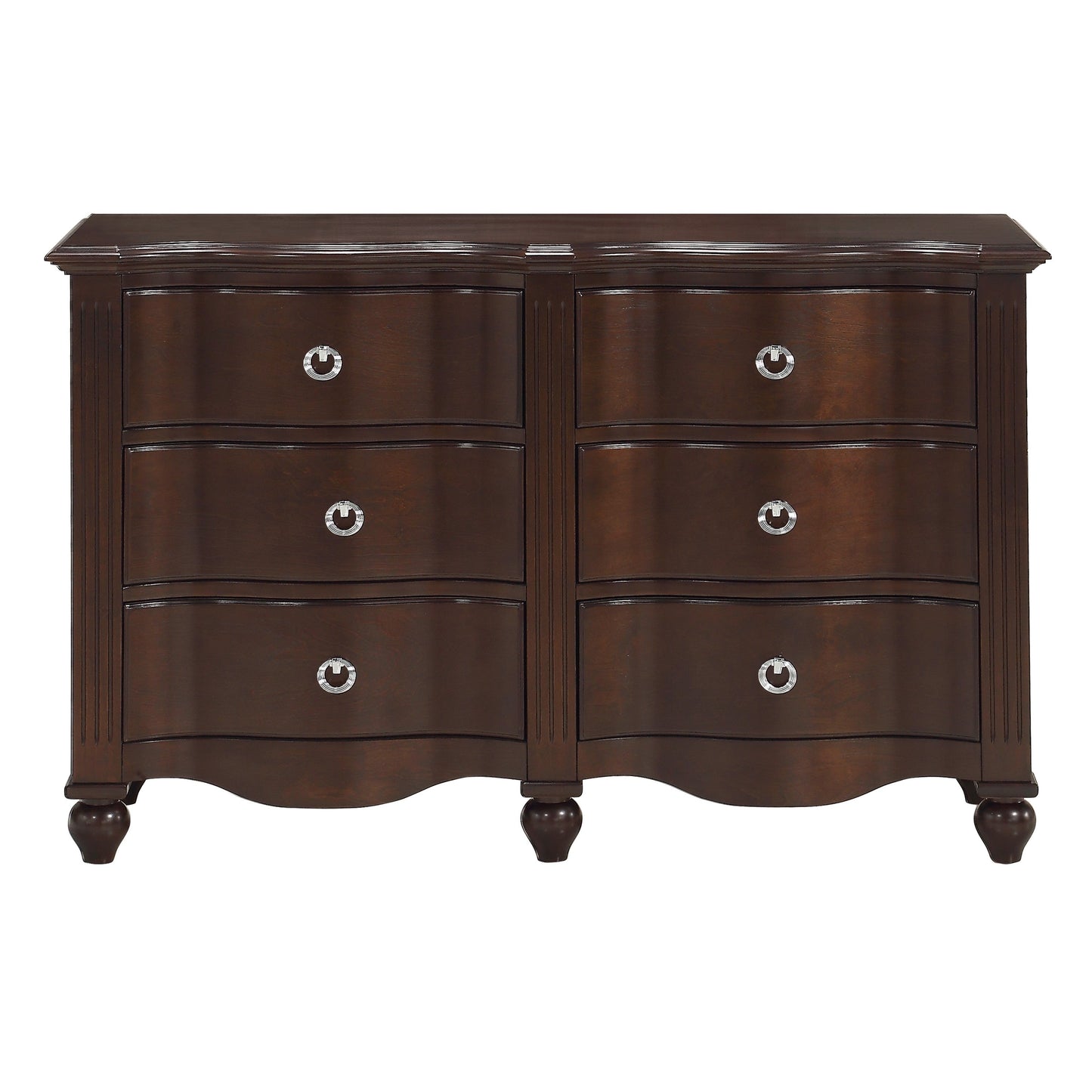 Meghan Espresso Dresser - 2058C-5 - Luna Furniture - Dallas Store