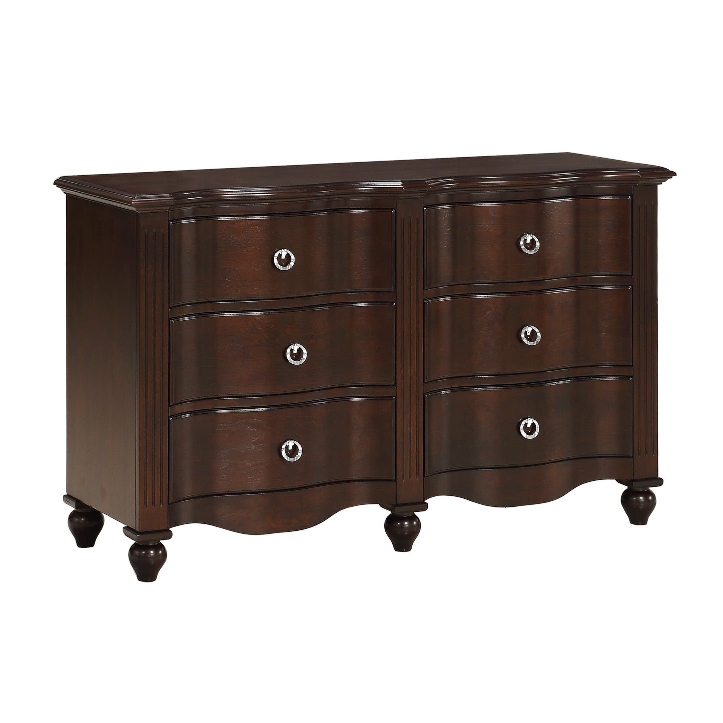 Meghan Espresso Dresser - 2058C-5 - Luna Furniture - Dallas Store