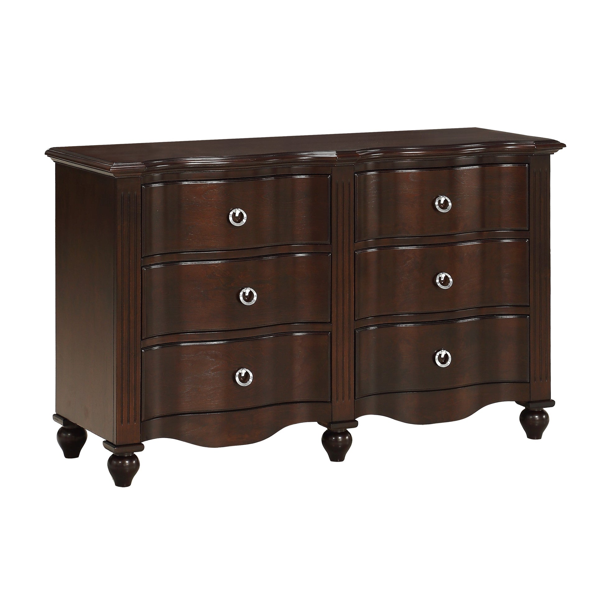 Meghan Espresso Dresser - 2058C-5 - Luna Furniture - Dallas Store