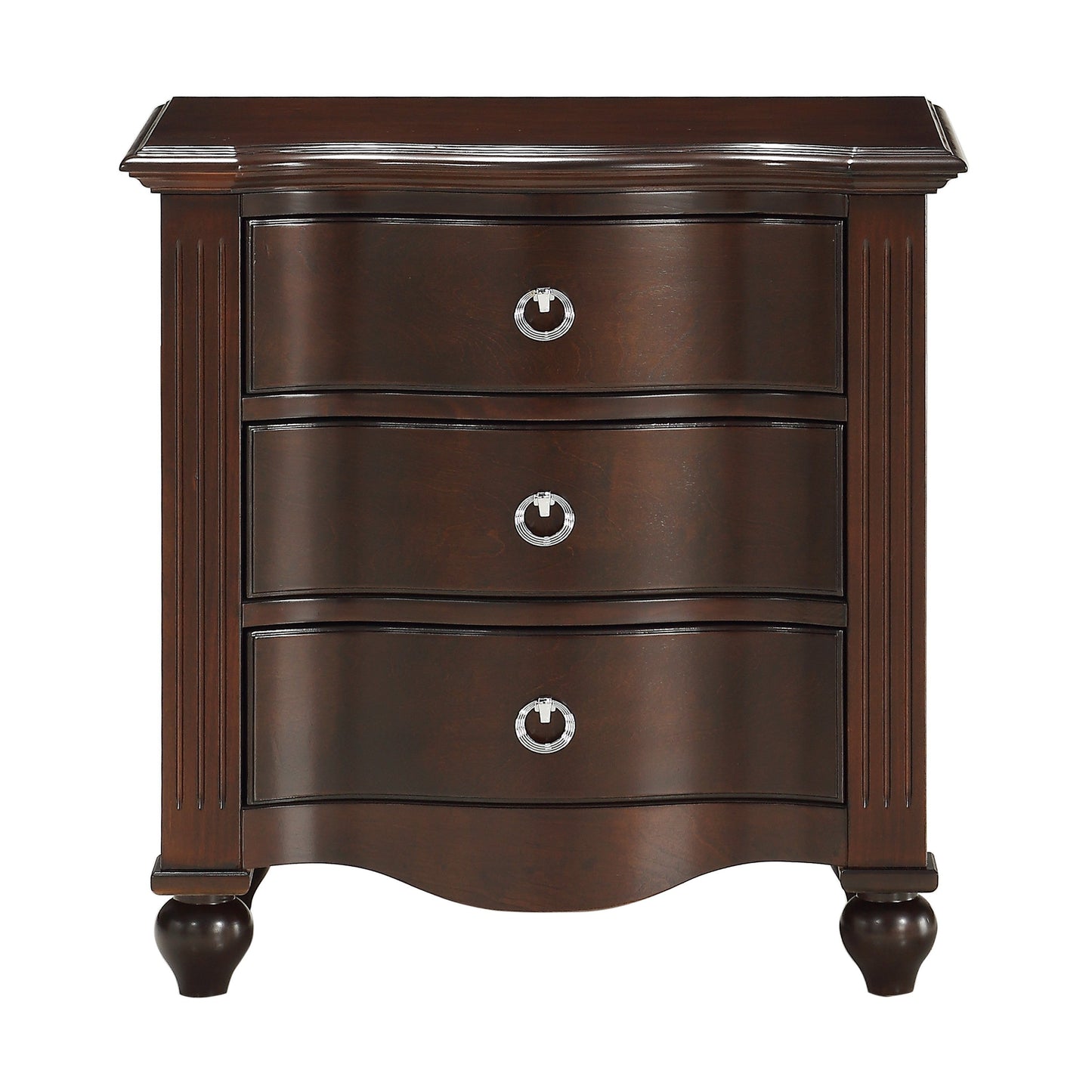 Meghan Espresso Nightstand - 2058C-4 - Luna Furniture - Dallas Store
