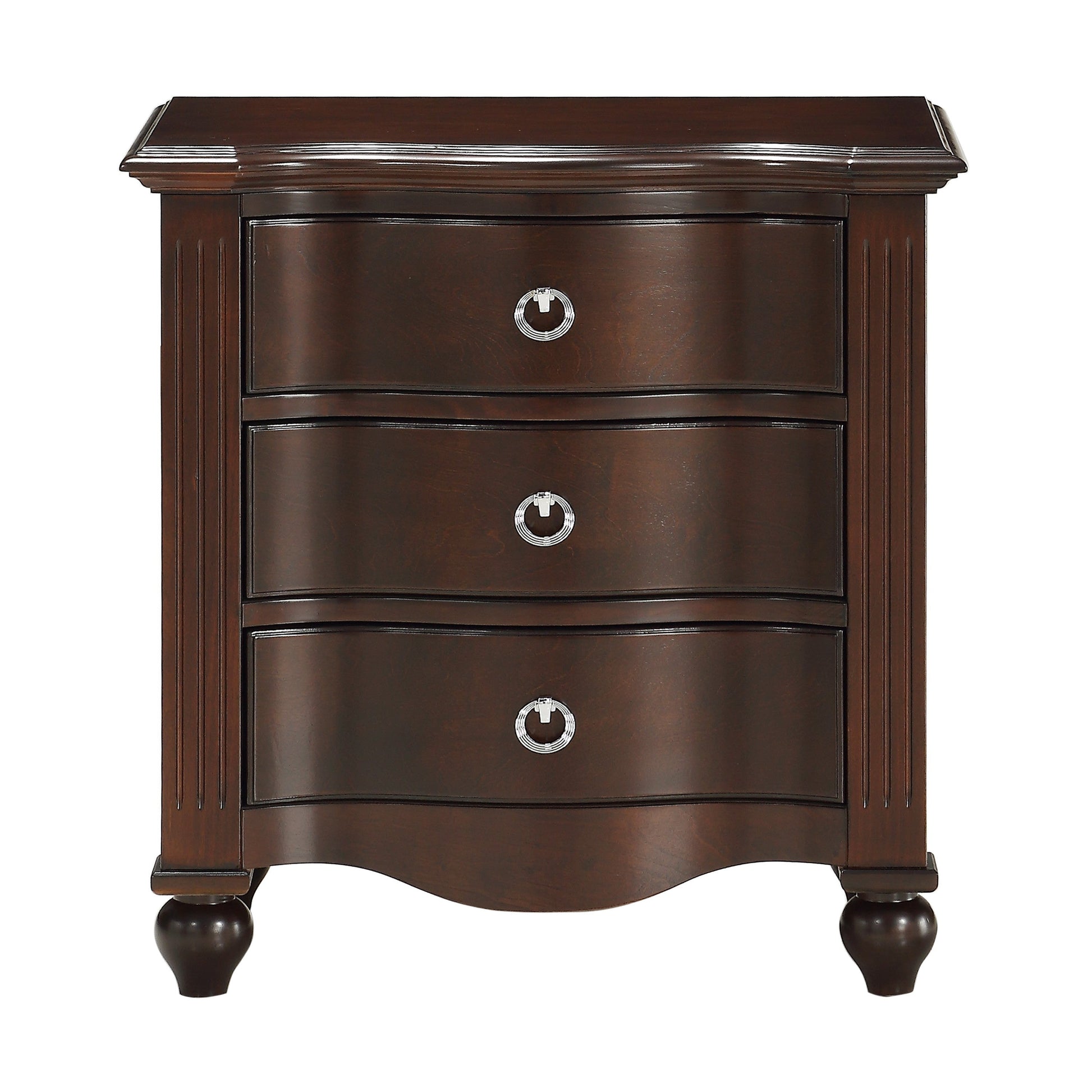 Meghan Espresso Nightstand - 2058C-4 - Luna Furniture - Dallas Store