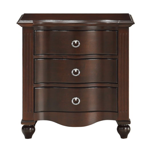 Meghan Espresso Nightstand - 2058C-4 - Luna Furniture - Dallas Store