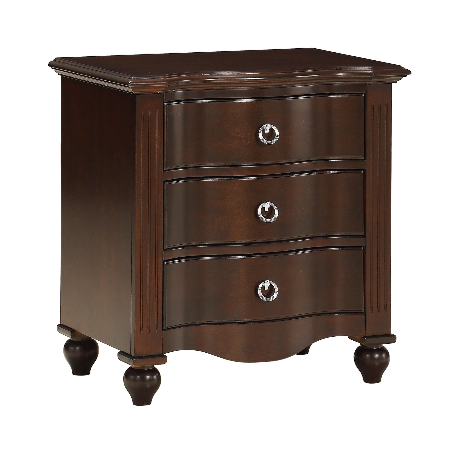Meghan Espresso Nightstand - 2058C-4 - Luna Furniture - Dallas Store