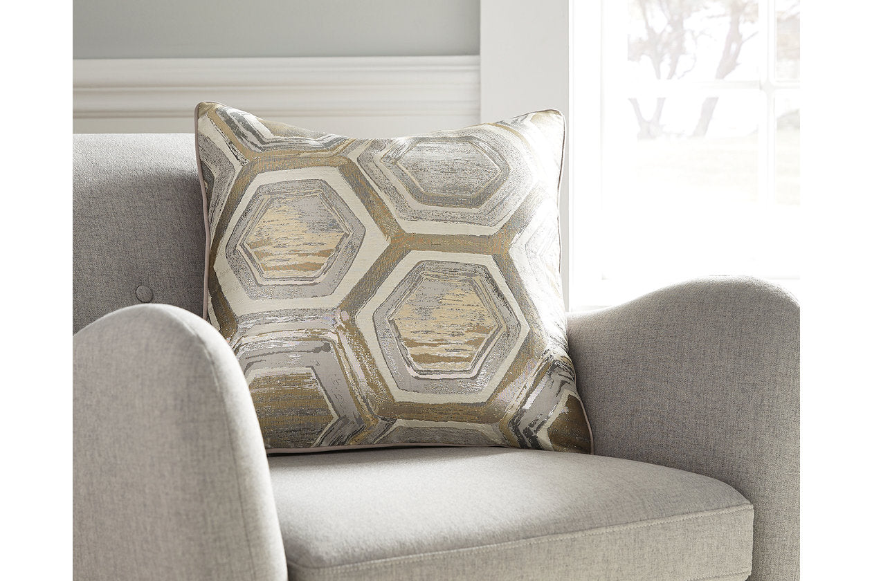 Meiling Metallic Pillow, Set of 4 - A1000480 - Luna Furniture - Dallas Store