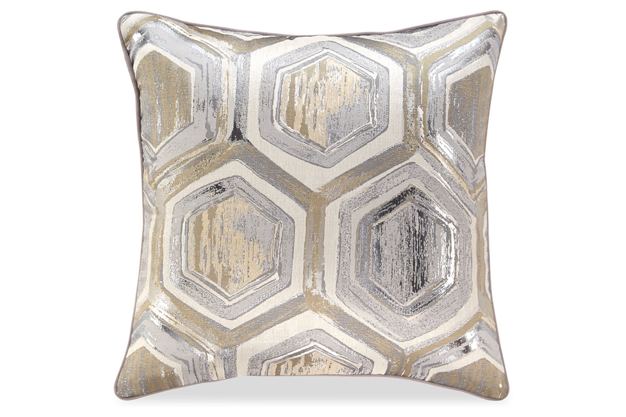 Meiling Metallic Pillow, Set of 4 - A1000480 - Luna Furniture - Dallas Store
