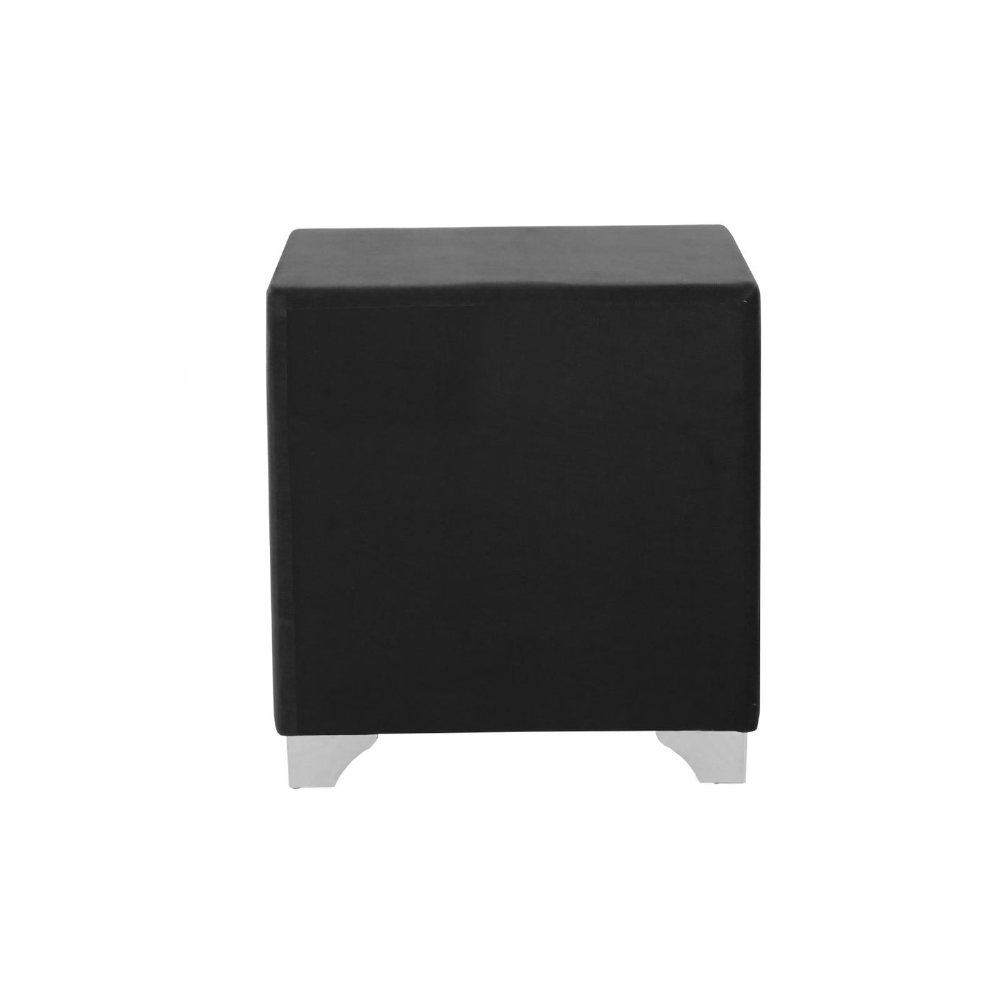 Melody 2-Drawer Upholstered Nightstand Gray - 223382 - Luna Furniture - Dallas Store