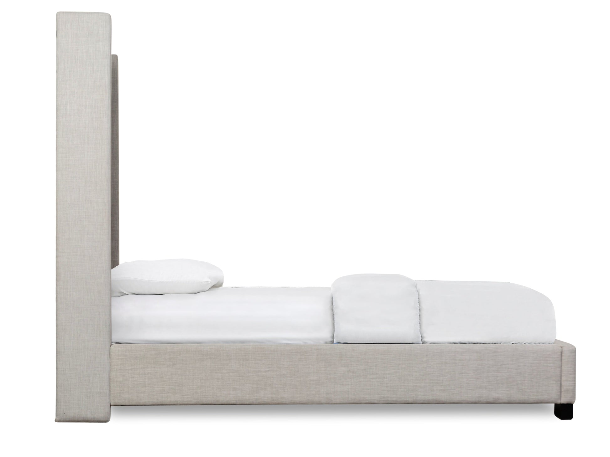 Melody Gray Queen Upholstered Bed - SH229GRY-1 - Luna Furniture - Dallas Store