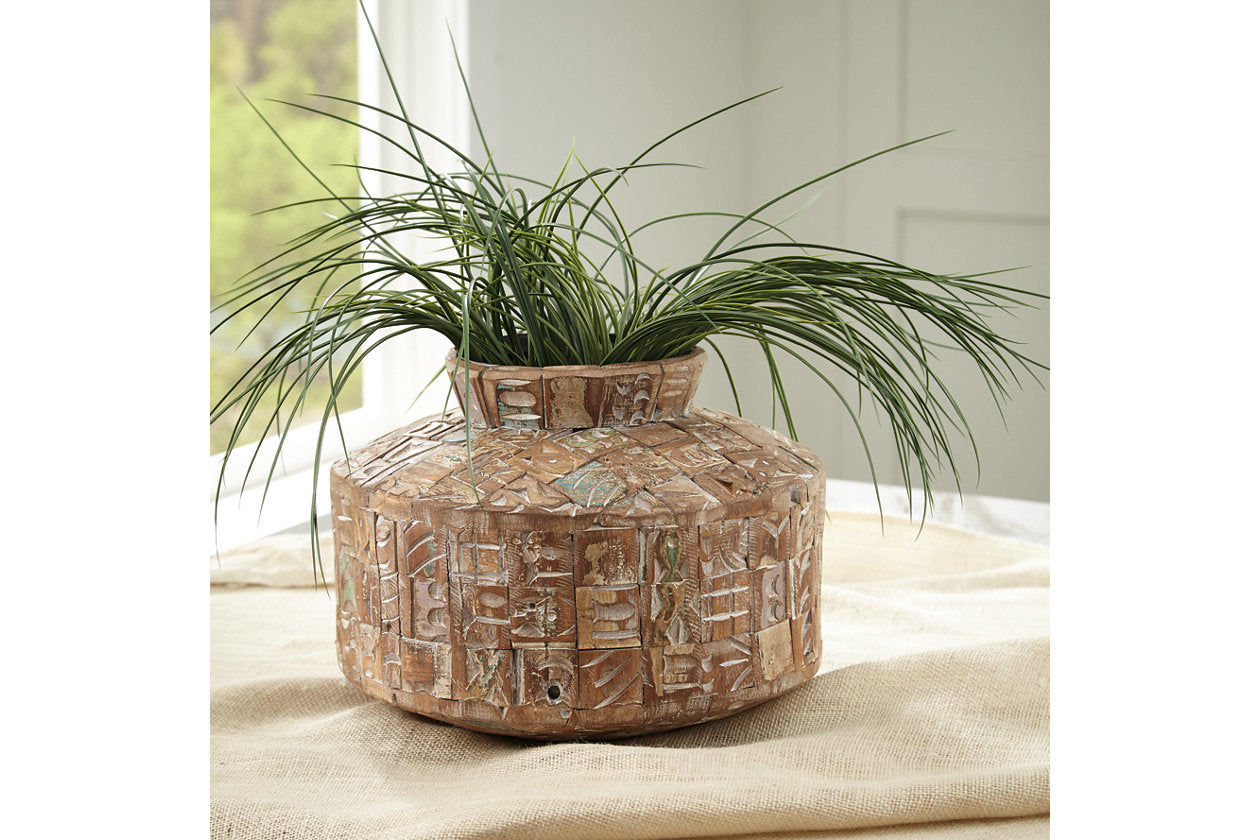 Meltland Natural/Black Vase - A2000557 - Luna Furniture - Dallas Store