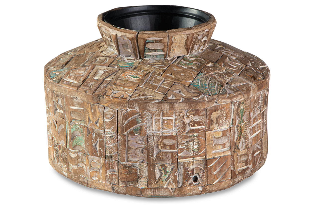 Meltland Natural/Black Vase - A2000557 - Luna Furniture - Dallas Store