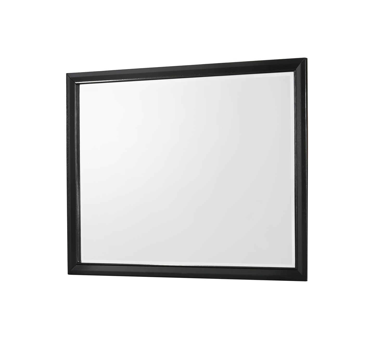 Micah Black Bedroom Mirror (Mirror Only) - B4350-11 - Luna Furniture - Dallas Store