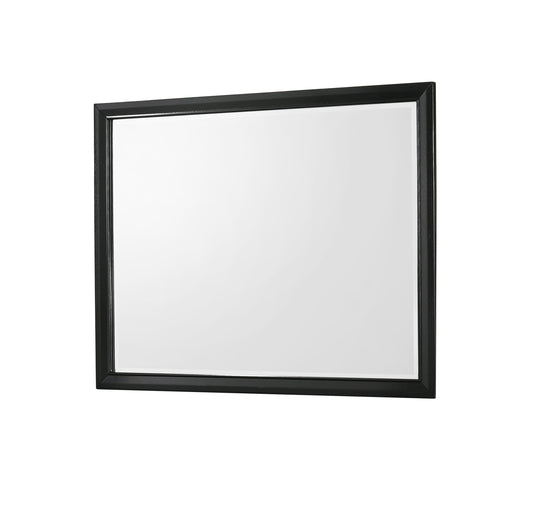 Micah Black Bedroom Mirror (Mirror Only) - B4350-11 - Luna Furniture - Dallas Store