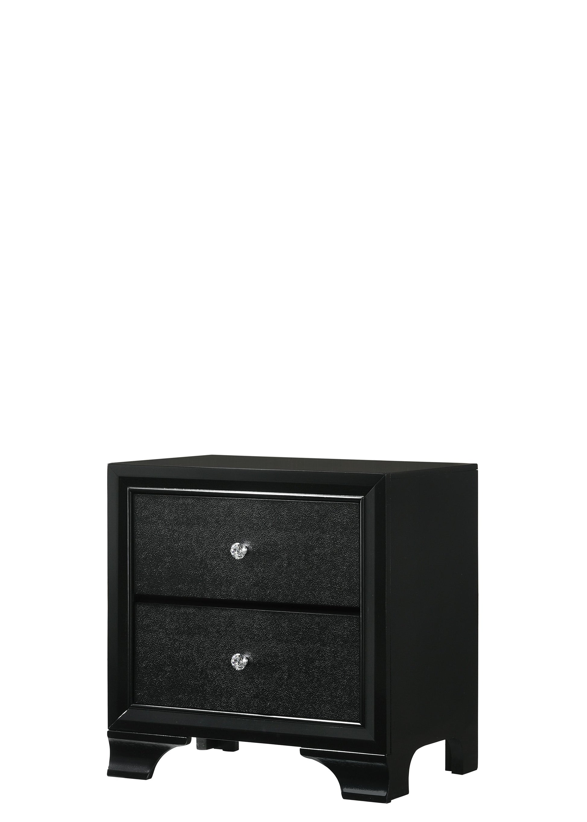 Micah Black Nightstand - B4350-2 - Luna Furniture - Dallas Store