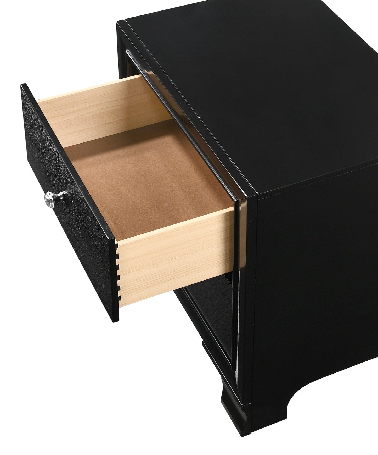 Micah Black Nightstand - B4350-2 - Luna Furniture - Dallas Store