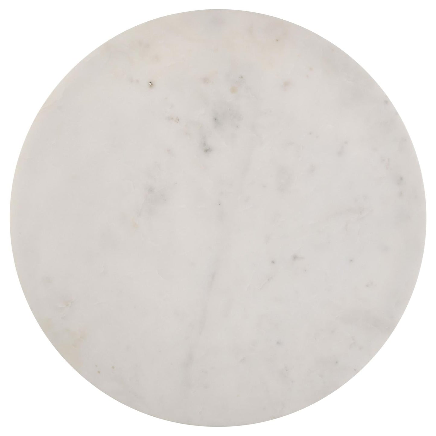Miguel White/Black Marble Top Round Accent Table - 931227 - Luna Furniture - Dallas Store