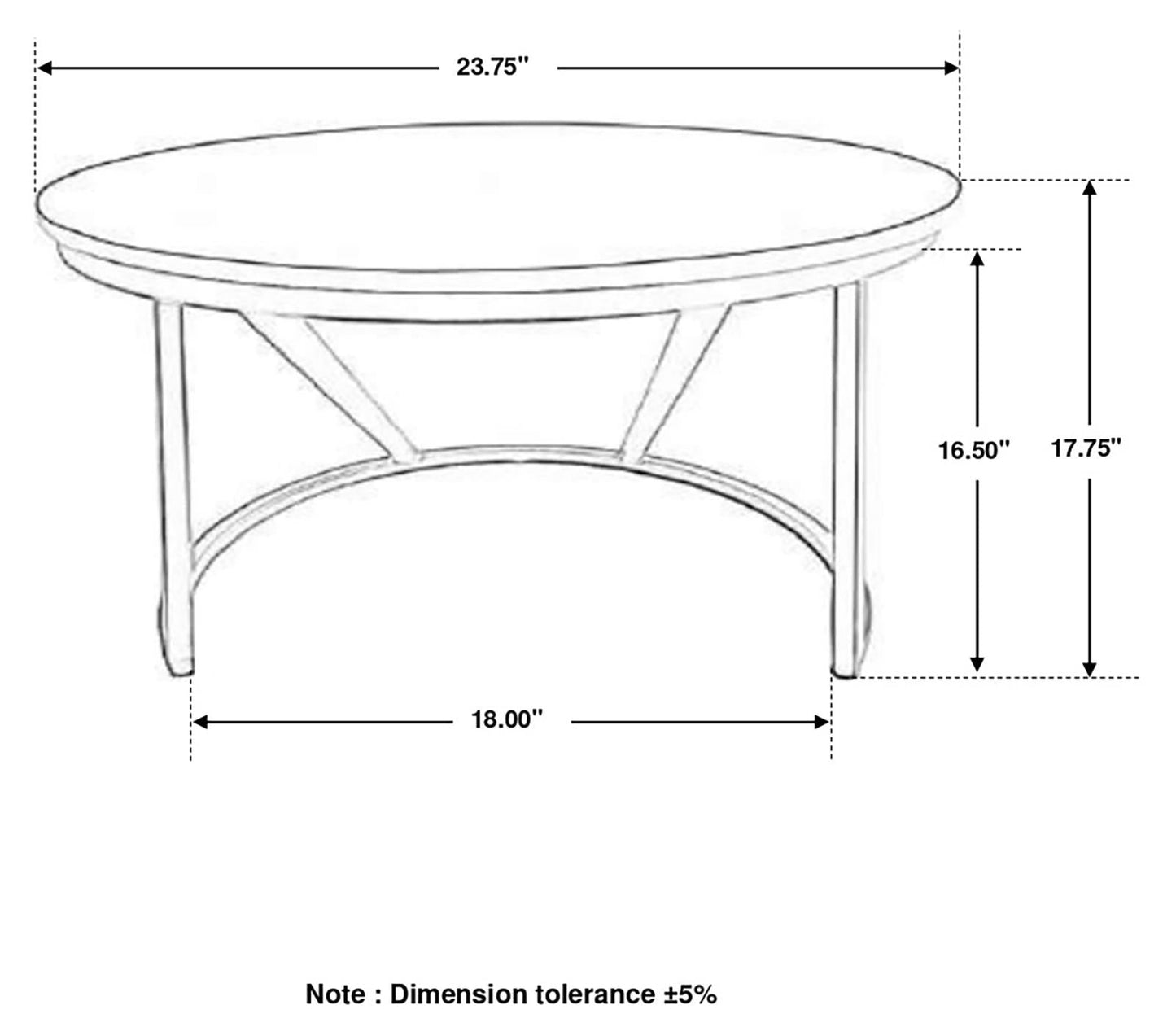 Miguel White/Black Marble Top Round Accent Table - 931227 - Luna Furniture - Dallas Store