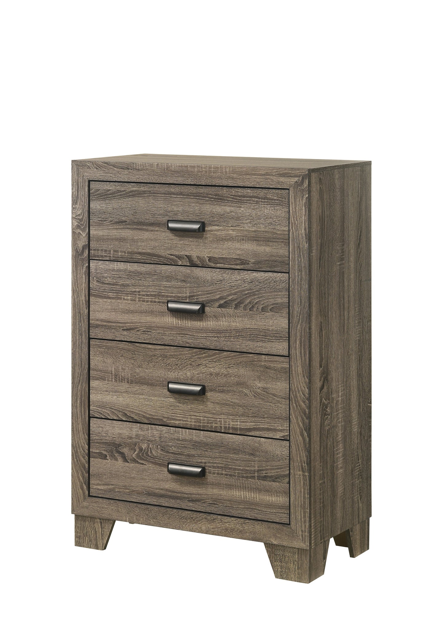 Mille Brownish Gray Upholstered Youth Bedroom Set - SET | B9205-T-BED | B9200-2 | B9200-4 - Luna Furniture - Dallas Store